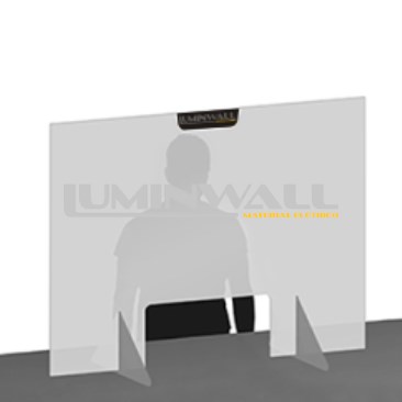 Resguardo de Protecção em Acrilico para Atendimento